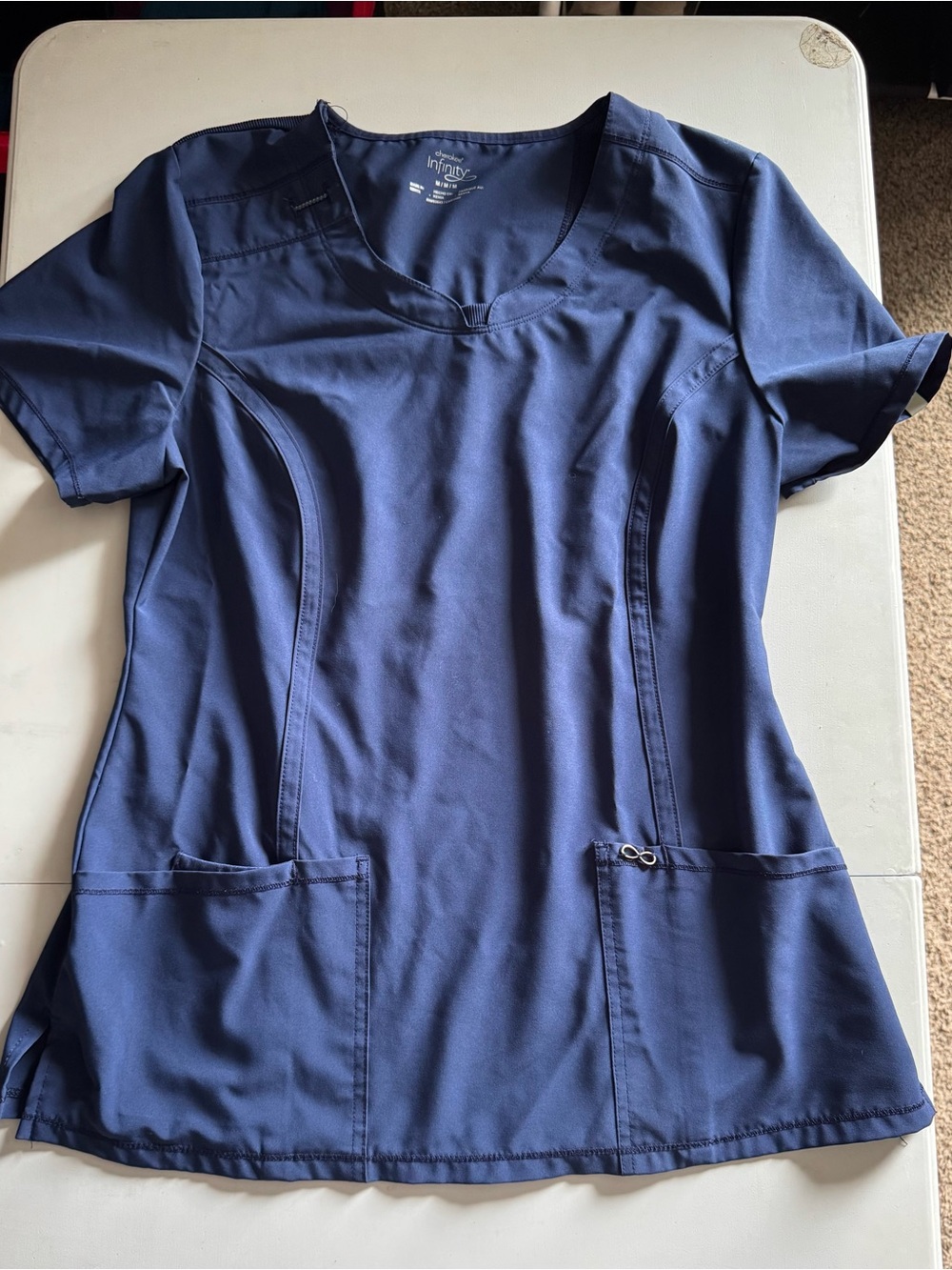 Women's Navy Scrub Set
